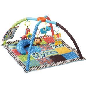 Infantino Safari Fun Twist and Fold Activity Gym and Play Mat