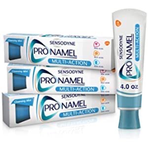 Amazon.com: Sensodyne Pronamel Gentle Teeth Whitening Enamel Toothpaste for Sensitive Teeth, Alpine Breeze - 4 Ounces (Pack of 3)