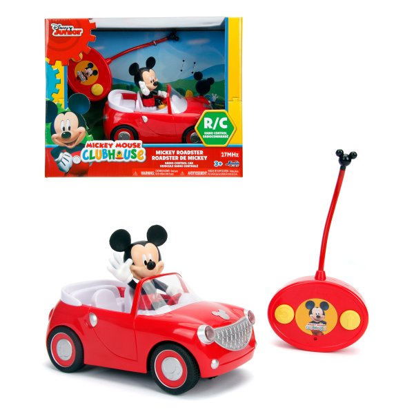 Jada Toys Classic Roadster Mickey Mouse Battery-Powered RC Car