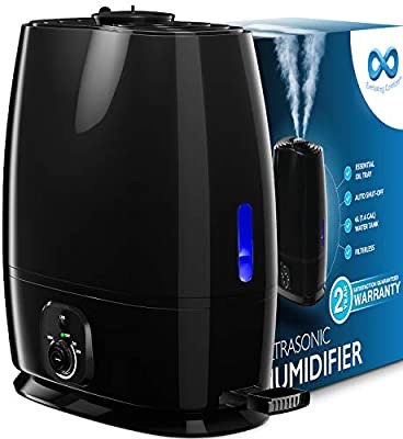 Amazon.com: Everlasting Comfort Humidifiers for Bedroom (6L) - Humidifier with Essential Oil Tray (Black): Home & Kitchen 卧室专用加湿器可放精油 6立升