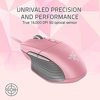 Razer Basilisk Quartz Pink 16000DPI Gaming Mouse