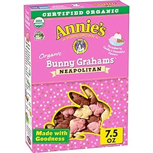 Amazon.com: Annie&#39;s Organic Bunny Grahams Snacks, Neapolitan, 7.5 oz