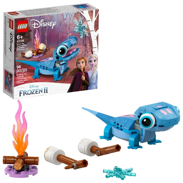 LEGO Disney Bruni the Salamander Buildable Character 43186; Building Toy for Kids (96 Pieces) - Walmart.com