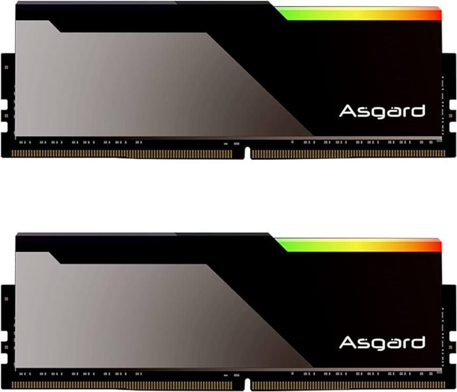 亚马逊 DDR5 RAM Bragi Asgard V3 Memoria Ram DDR5 32GB (16GBx2) 7200MHz 博拉琪的内存。