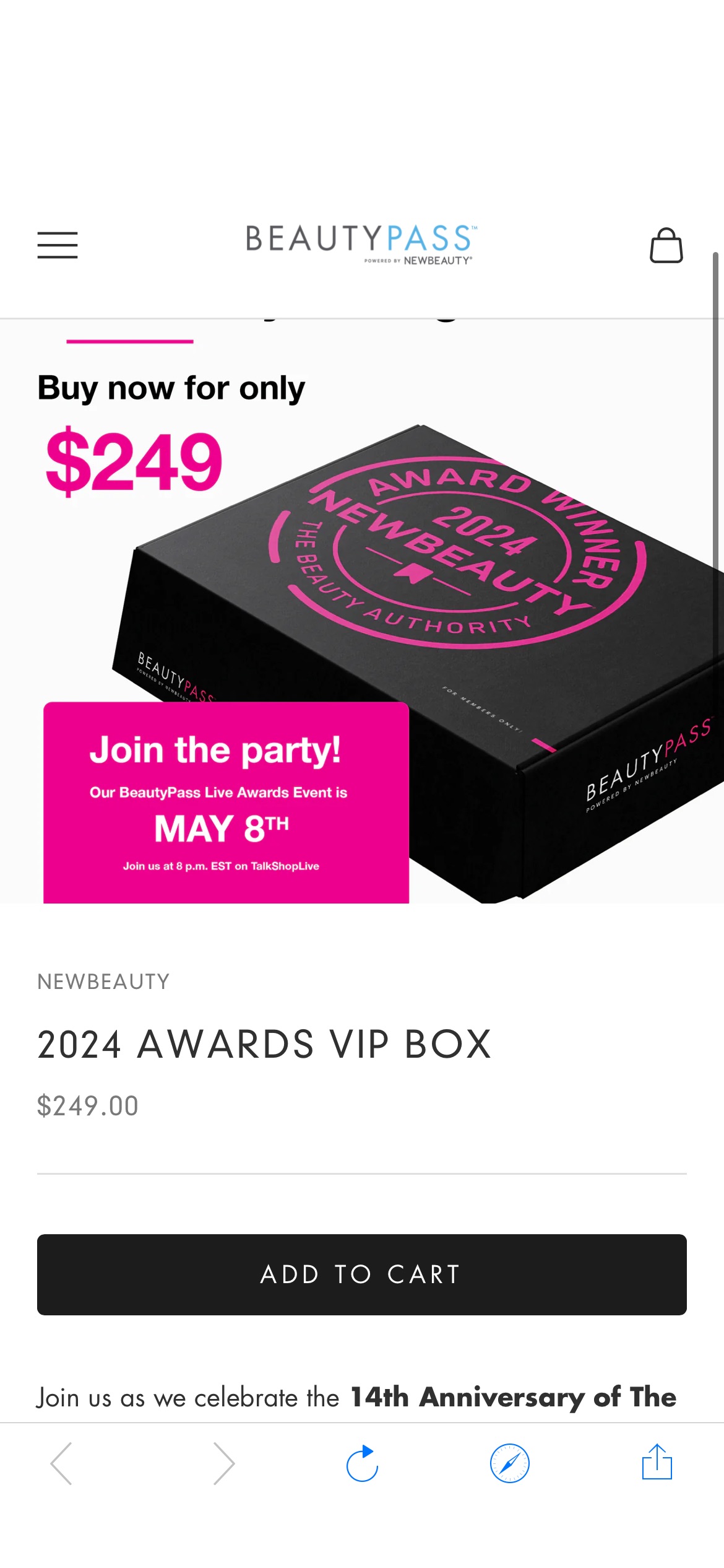 2024 Awards VIP Box BeautyPass：最后一次机会...只剩下两个小时可以以199美元的特价获得您的2024年VIP奖励盒，然后它在美国东部时间今晚10点跃升至249美元！！！

数量有限，而供应有限。