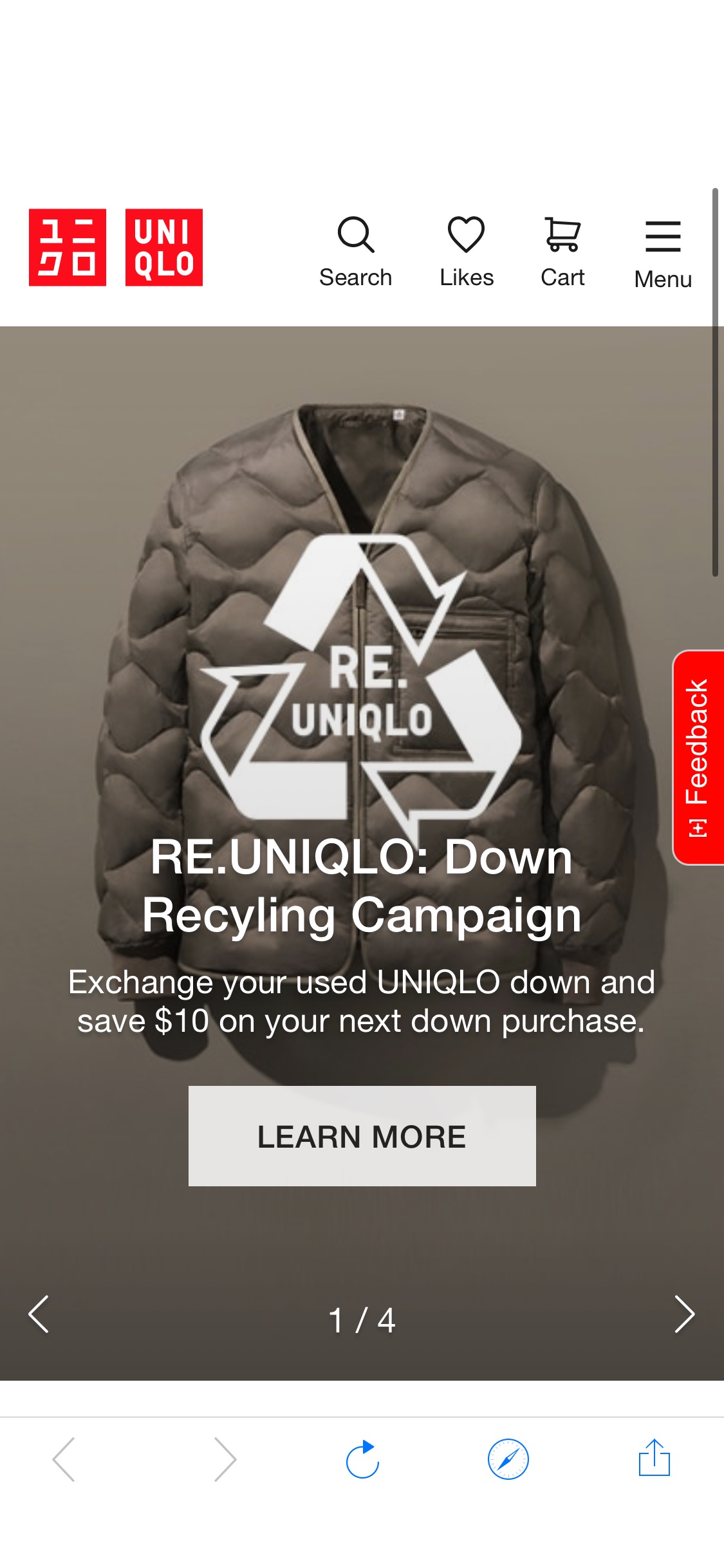 Uniqlo衣服回收给$10优惠券