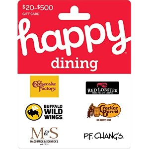 Today Only: Happy Dining $50 Gift Card