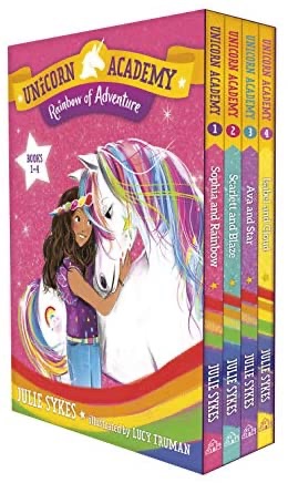 Unicorn Academy: Rainbow of Adventure Boxed Set (Books 1-4) 儿童书