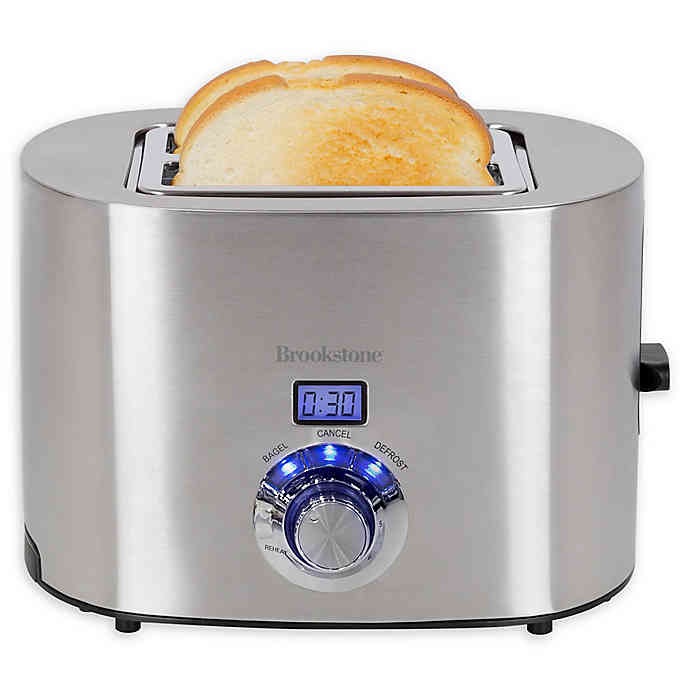 Brookstone® Digital 2-Slice Rapid Toaster 吐司机| Bed Bath & Beyond