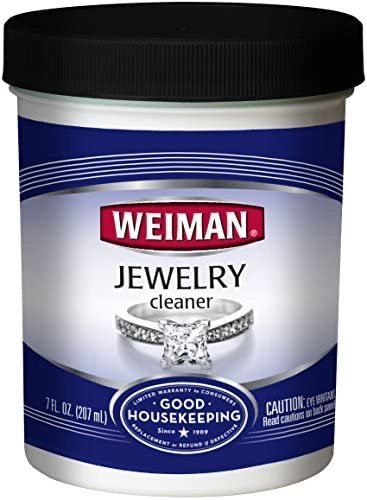 Jewelry Cleaner Liquid – Restores Shine and Brilliance to Gold, Diamond, Platinum Jewelry and Precious Stones – 7 Ounce