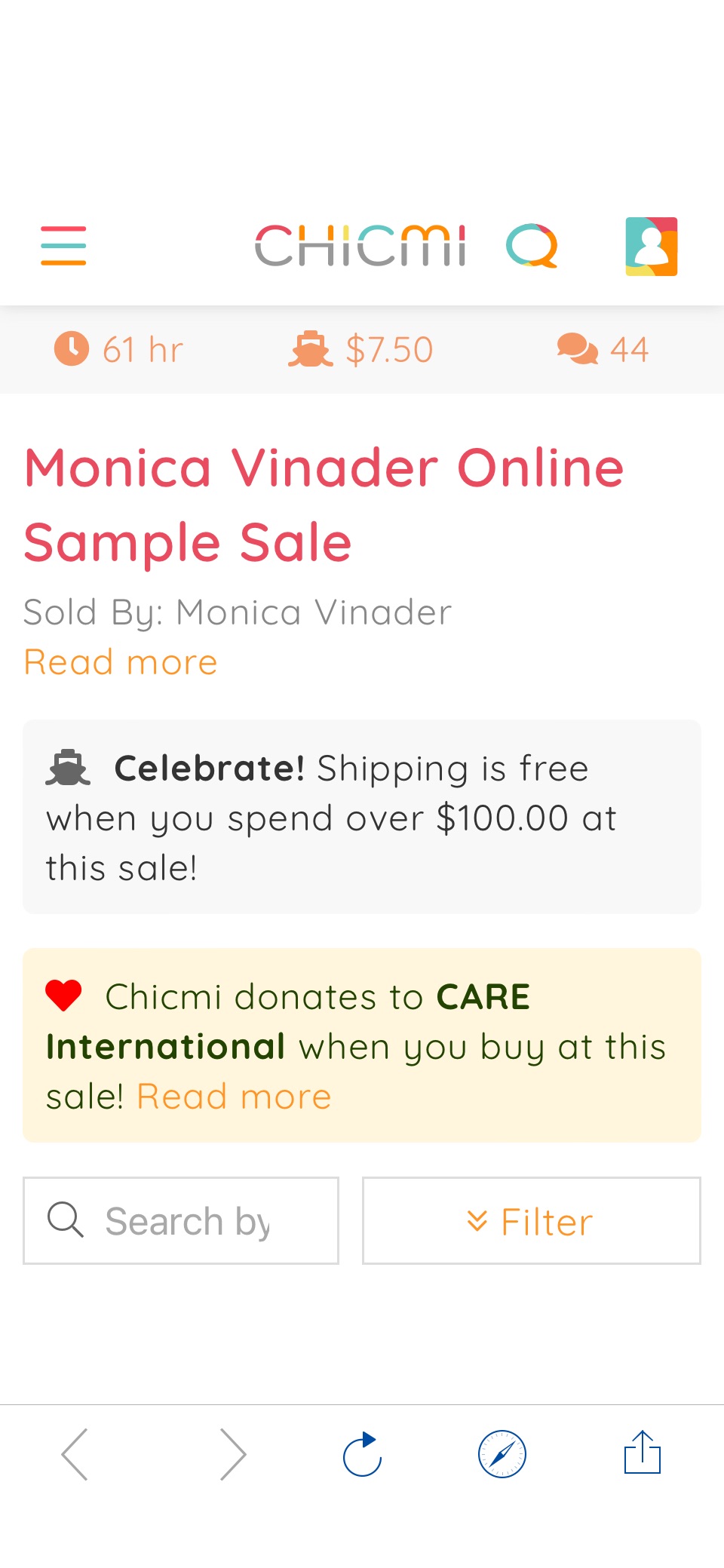 Monica Vinader Online Sample Sale