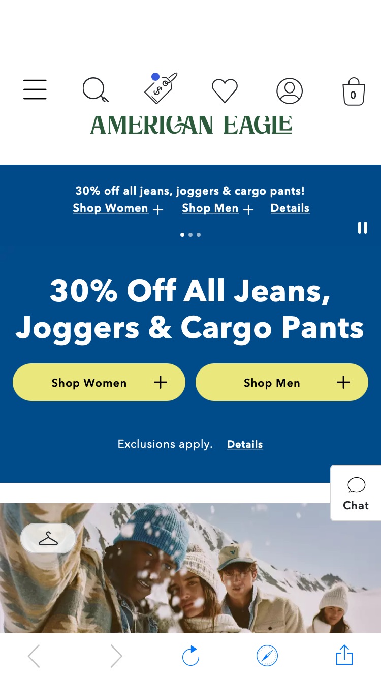 30% Off All Jeans, Joggers & Cargo Pants