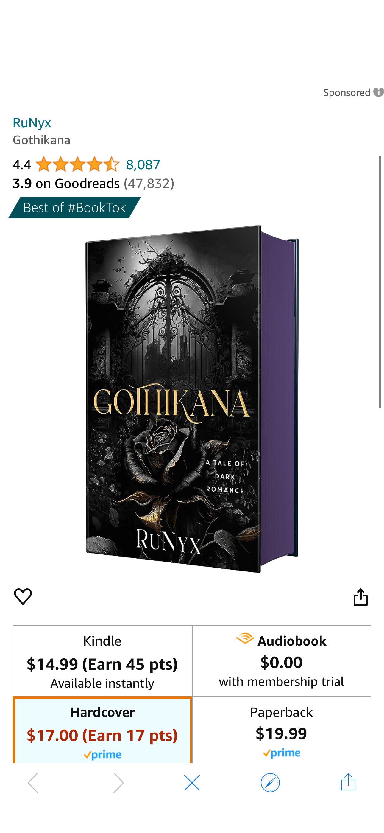 Gothikana: RuNyx: 9781250334206: Amazon.com: Books