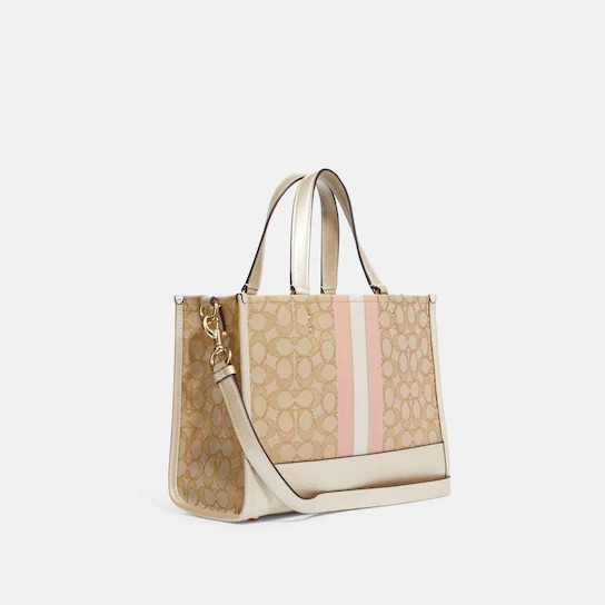 COACH® | Dempsey Carryall In Signature Jacquard With Stripe And Coach Patch