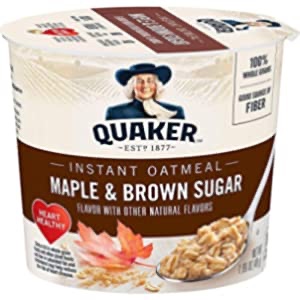 Amazon.com: Quaker Instant 燕麦, 4 Flavor Variety Pack, Individual Packets, 48 Count