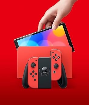 Amazon.com: Nintendo Switch - OLED Model: Mario Red Edition : Video Games