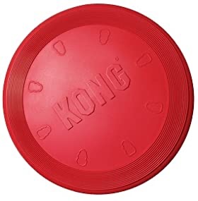 大狗狗飞盘Pet Supplies : Dog Frisbee : KONG - Flyer - Durable Rubber Flying Disc Dog Toy - for Large Dogs : Amazon.com