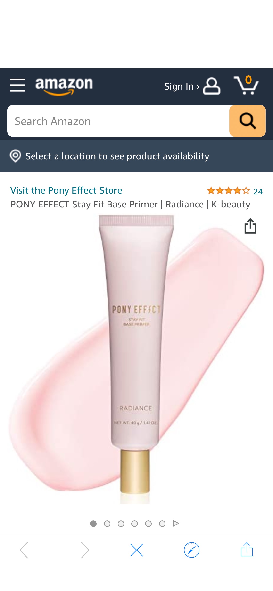 Amazon.com: PONY EFFECT Stay Fit Base Primer | Radiance | K-beauty