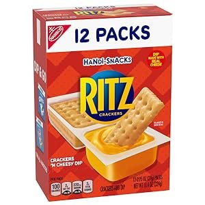 Handi-SnacksCrackers 'N Cheesy Dip Snack Packs, 12 Snack Packs