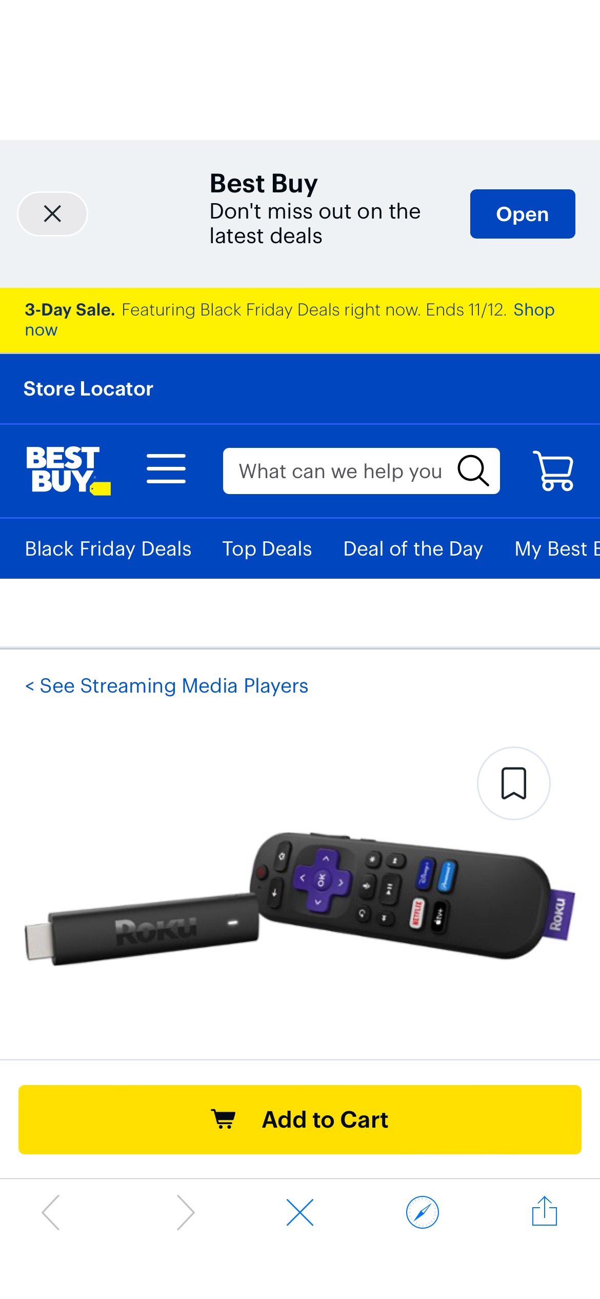 Roku Streaming Stick 4K | Streaming Device with Voice Remote and Long-Range Wi-Fi Black 3820R2 - Best Buy