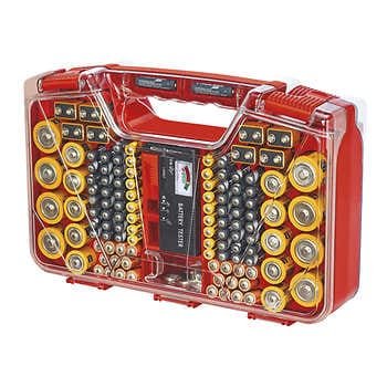 Battery Daddy Storage Case w/ Tester (Holds 180 Batteries)