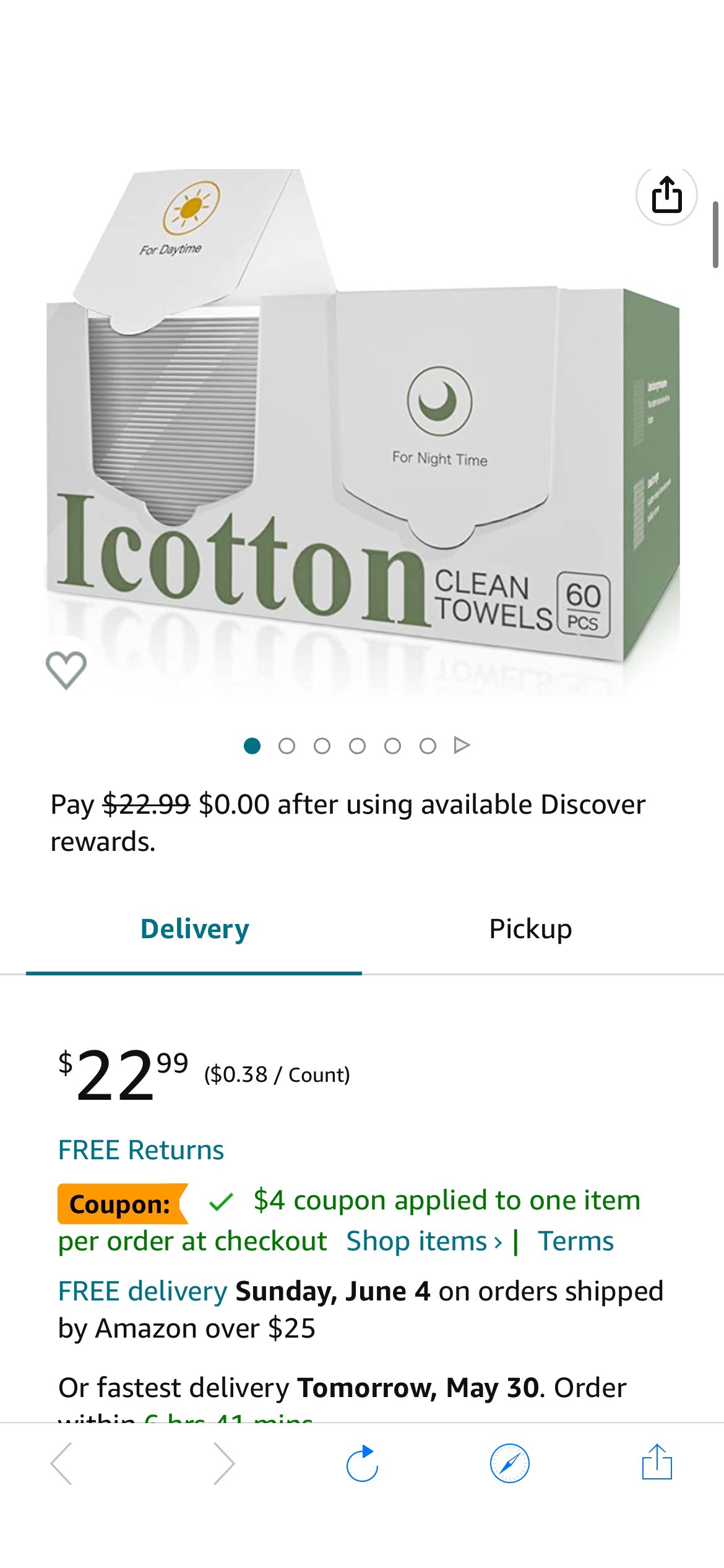 ICOTTON Clean Face Towel XL
icotton 全棉棉柔巾