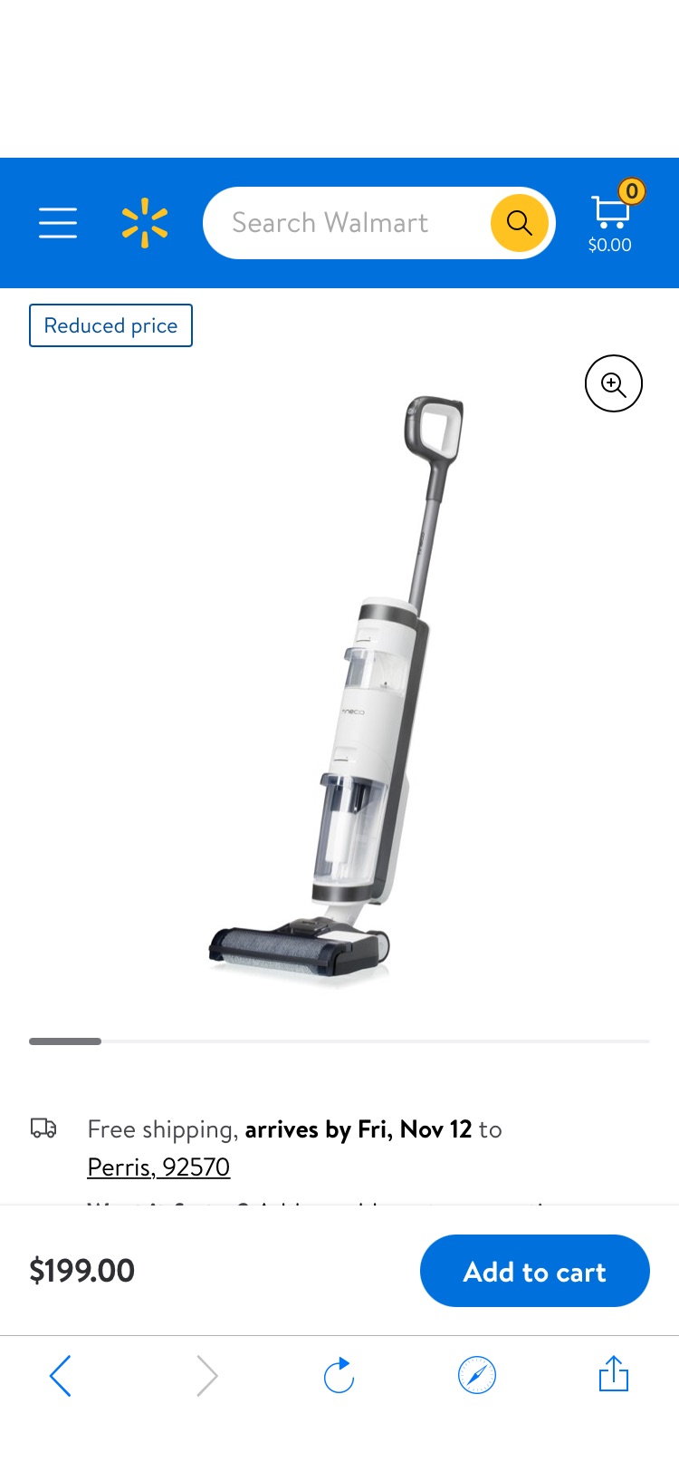 Tineco iFloor 3 无线干湿两用洗地机 （Costco 同款）Cordless Wet/Dry Vacuum Cleaner and Hard Floor Washer - Walmart.com