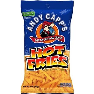 Andy Capp's Hot Fries, 3-Ounce Bags (Pack of 12)