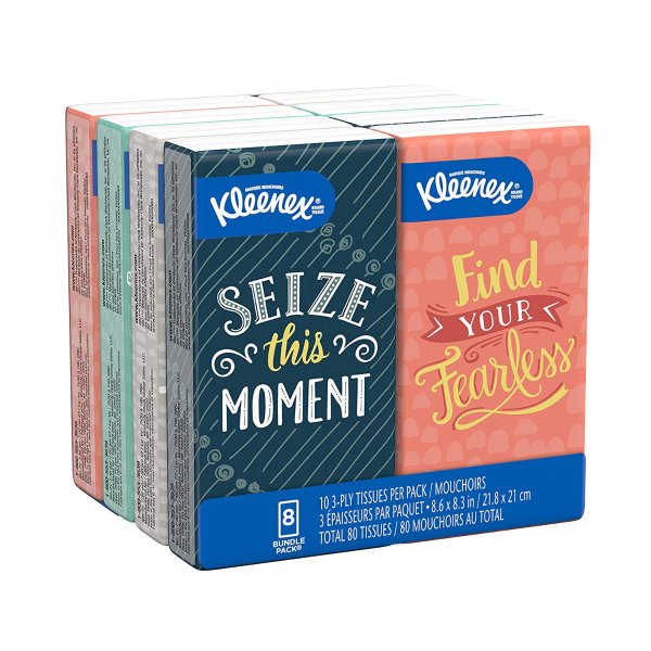 Facial Tissues, On-The-Go Small Packs