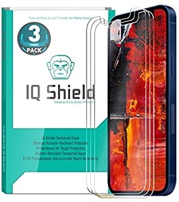 IQ Shield Glass Screen Protector Compatible with Apple iPhone 12 Mini