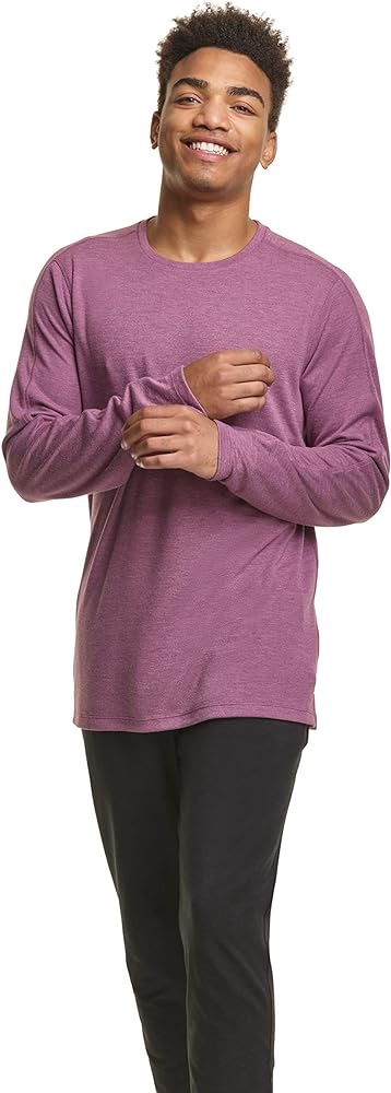 Amazon.com: C9 Champion Men's Soft Train Long Sleeve T-Shirt, Cranberry Mauve Heather, M : Clothing, Shoes & Jewelry