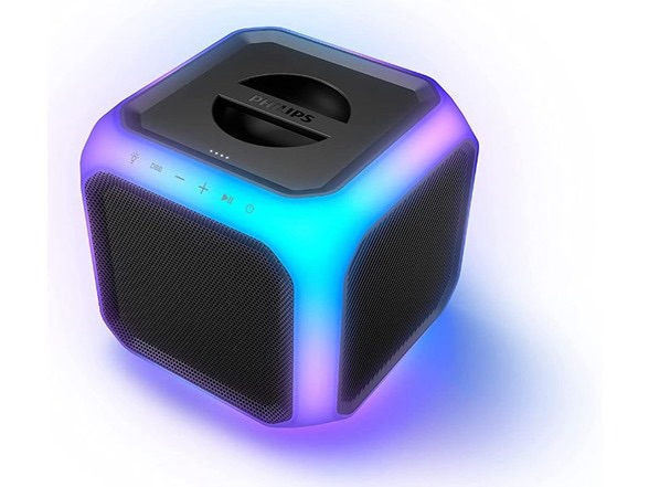 (NEW) Philips X7207 Wireless Bluetooth Party Cube Speaker