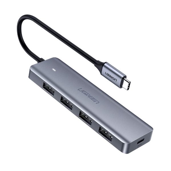 USB-C 4 Ports Hub with Micro USB