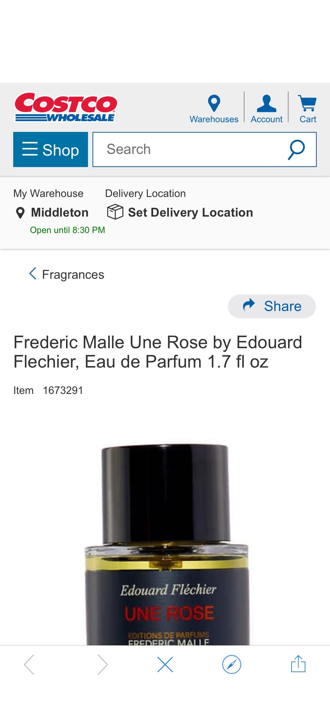 一轮玫瑰Frederic Malle Une Rose by Edouard Flechier, Eau de Parfum 1.7 fl oz | Costco