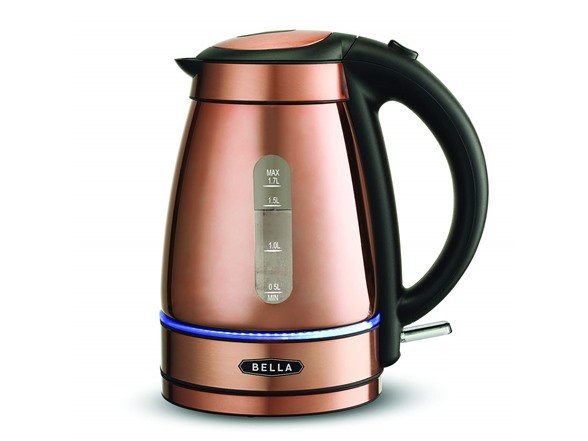 Bella Electric Ceramic Kettle Water Heater for Tea & Coffee, 1.5 Liter or 6  Cup 