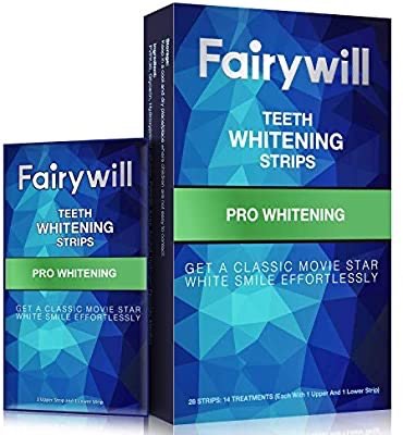 Fairywill Teeth Whitening Strips Non-Slip