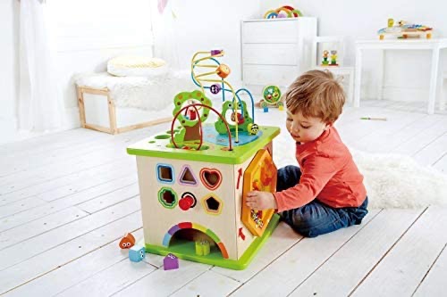 Country Critters Wooden Activity Play Cube by Hape玩具