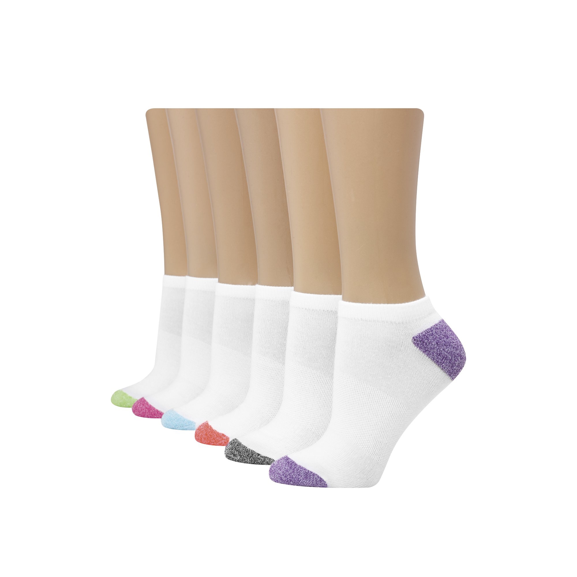 Hanes - Hanes Women's Cool Comfort No Show Socks, 6双