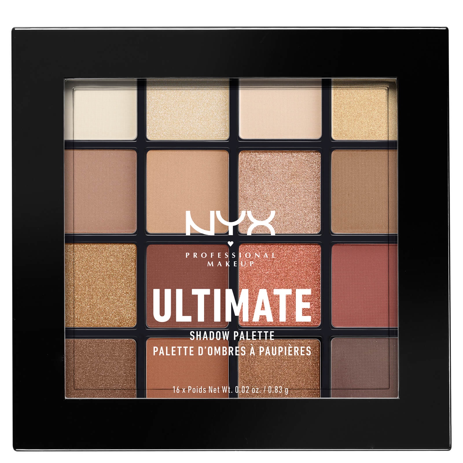 NYX Professional Makeup Ultimate Shadow Palette - Warm Neutrals 眼影盘