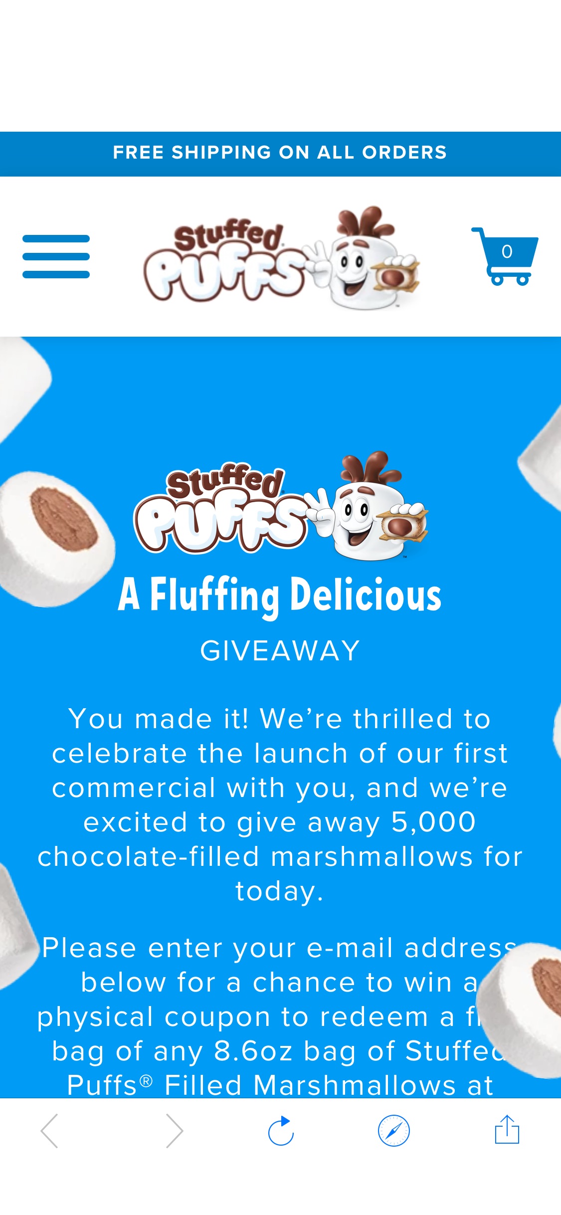 免费棉花糖 Giveaway | Stuffed Puffs