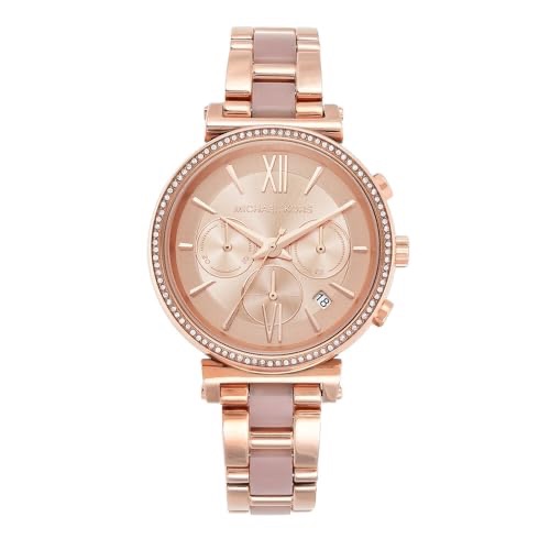 Amazon.com: Michael Kors Women's Sofie Display Analog Quartz Rose Gold Watch (Model: MK6560) : Clothing, Shoes & Jewelry