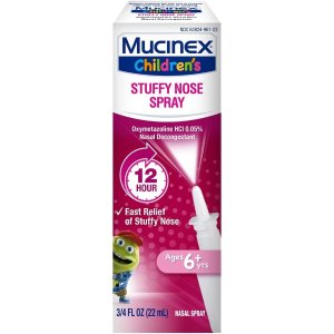 $4.58 Mucinex儿童版通鼻喷雾