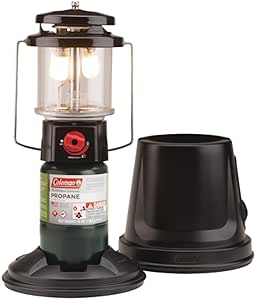 Amazon.com: Coleman QuickPack Deluxe+ 1000 Lumens Propane Lantern with Carry Case, 2-Mantle Lantern with Automatic Ignition, Adjustable Brightness, &amp; Pressure Control 