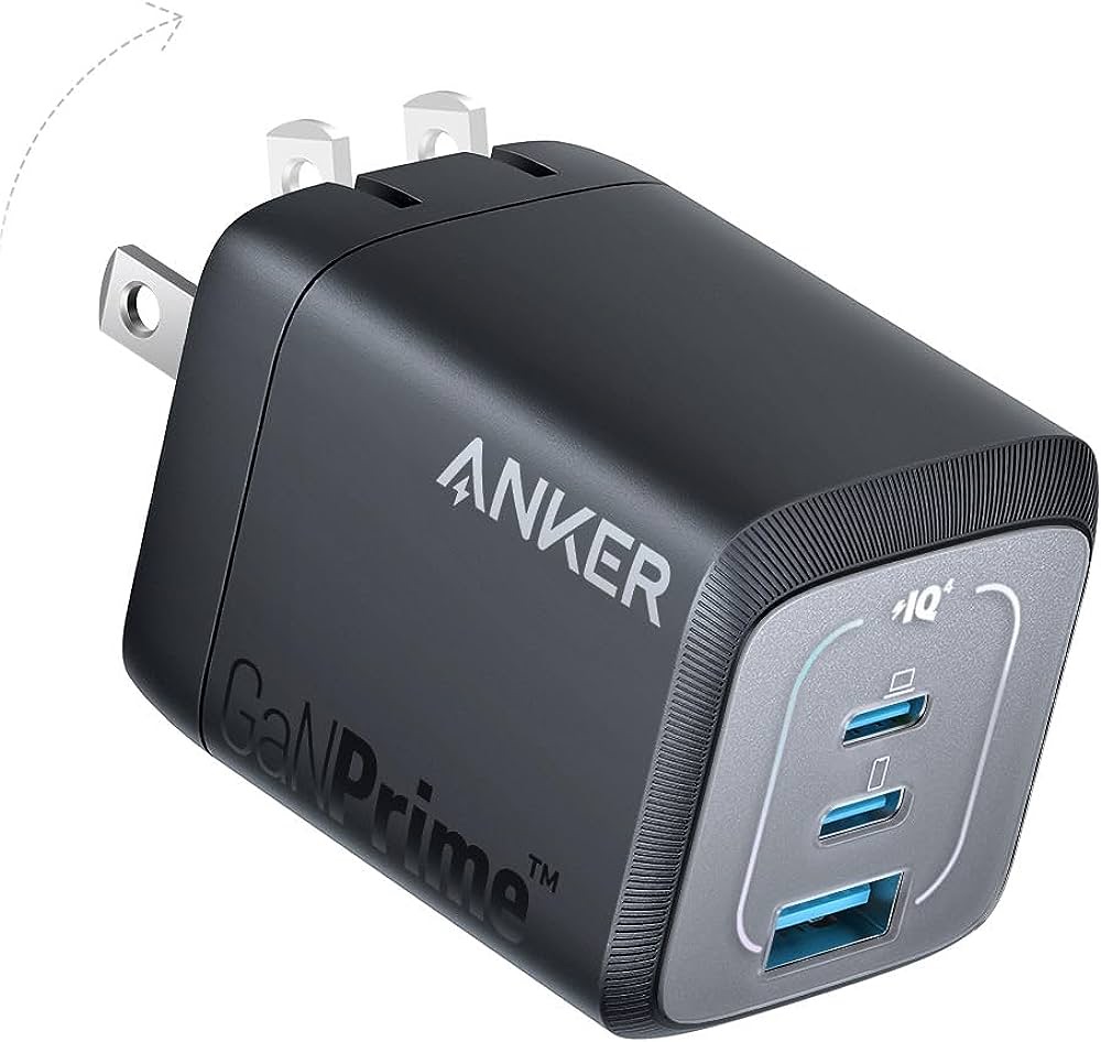 Amazon.com: Anker Prime 67W USB C Charger, Anker GaN Wall Charger, 3-Port Compact Fast PPS Charger, For MacBook Pro/Air, Pixelbook, iPad Pro, iPhone 15/14/Pro, Galaxy S23/S22, Note20, Pixel, Apple Wat