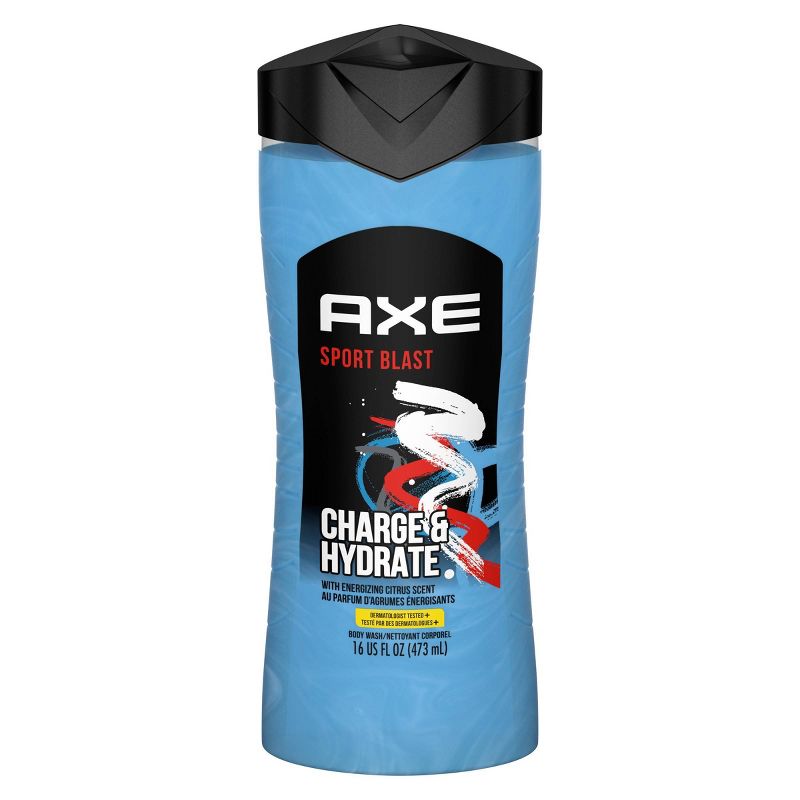 Axe Sport Blast Clean + Recharged 2-in-1 Body Wash Soap + Shampoo - 16 Fl Oz : Target
