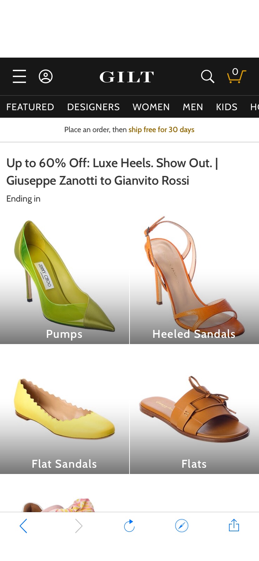 Up to 60% Off: Luxe Heels. Show Out. | Giuseppe Zanotti to Gianvito Rossi / Gilt低至四折