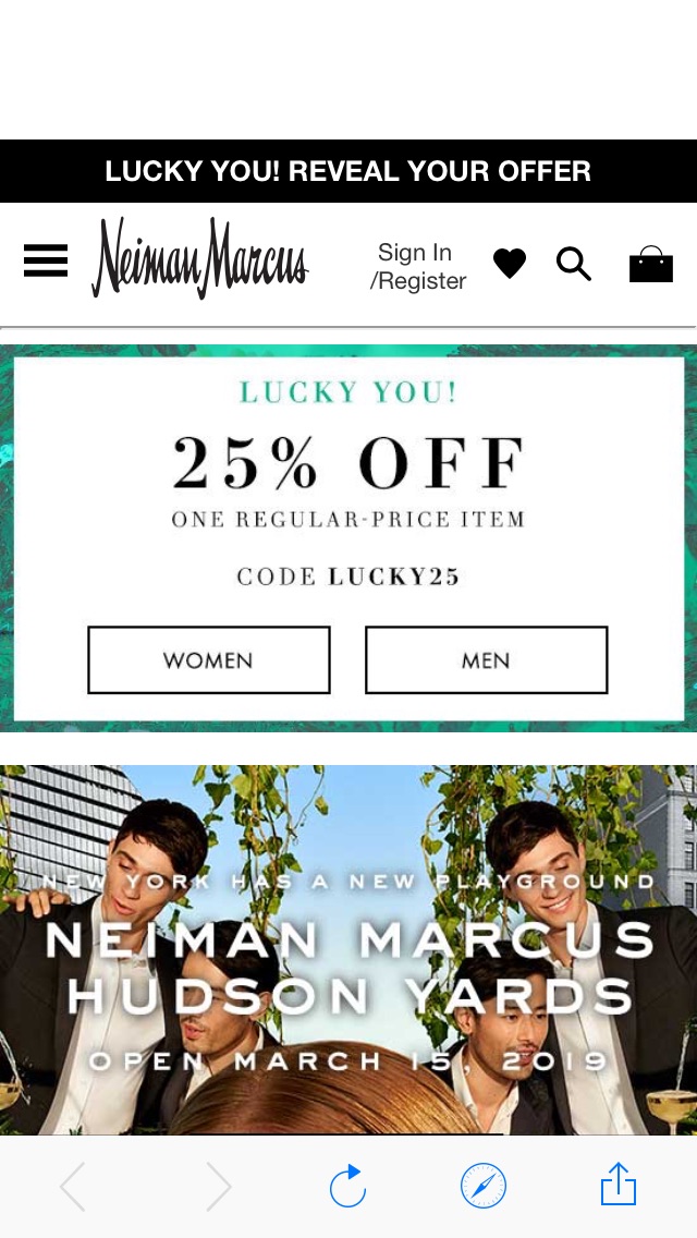 Designer Clothing, Shoes, Handbags, & Beauty | Neiman Marcus 7.5折喔