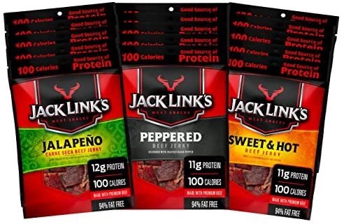 Jack Link’s Beef Jerky Bold Variety Pack Pack of 15, 1.25 Oz Bags