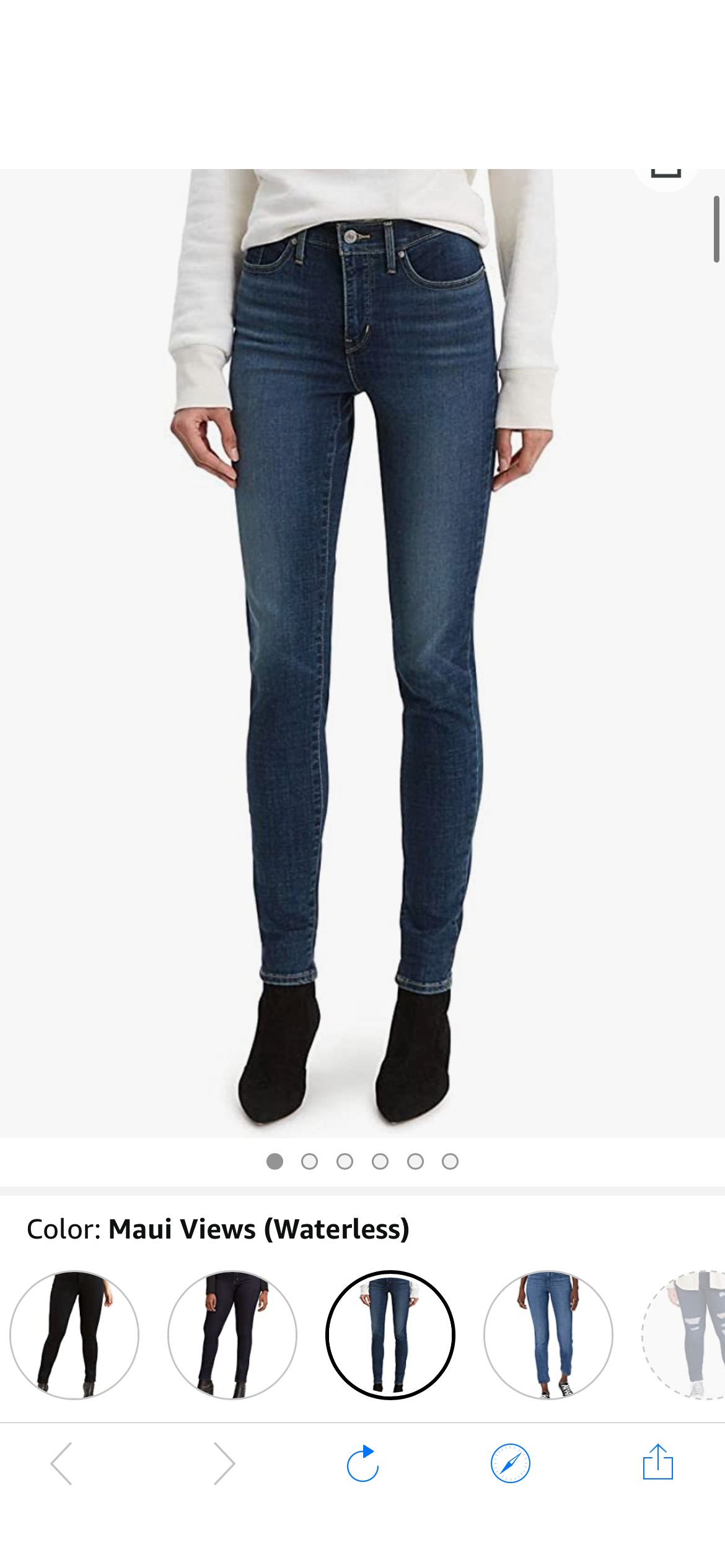 Levi's® Womens 311 Shaping Skinny Maui Views 28 30 at Amazon Women's Jeans store