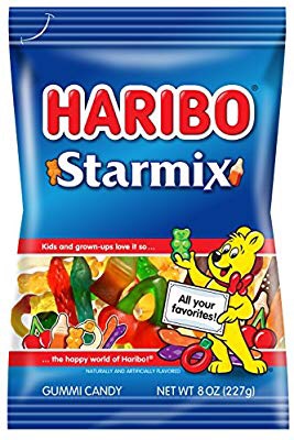 Amazon.com : Haribo Starmix 混合口味果汁软糖8 Ounce, Pack of 10 : Grocery & Gourmet Food